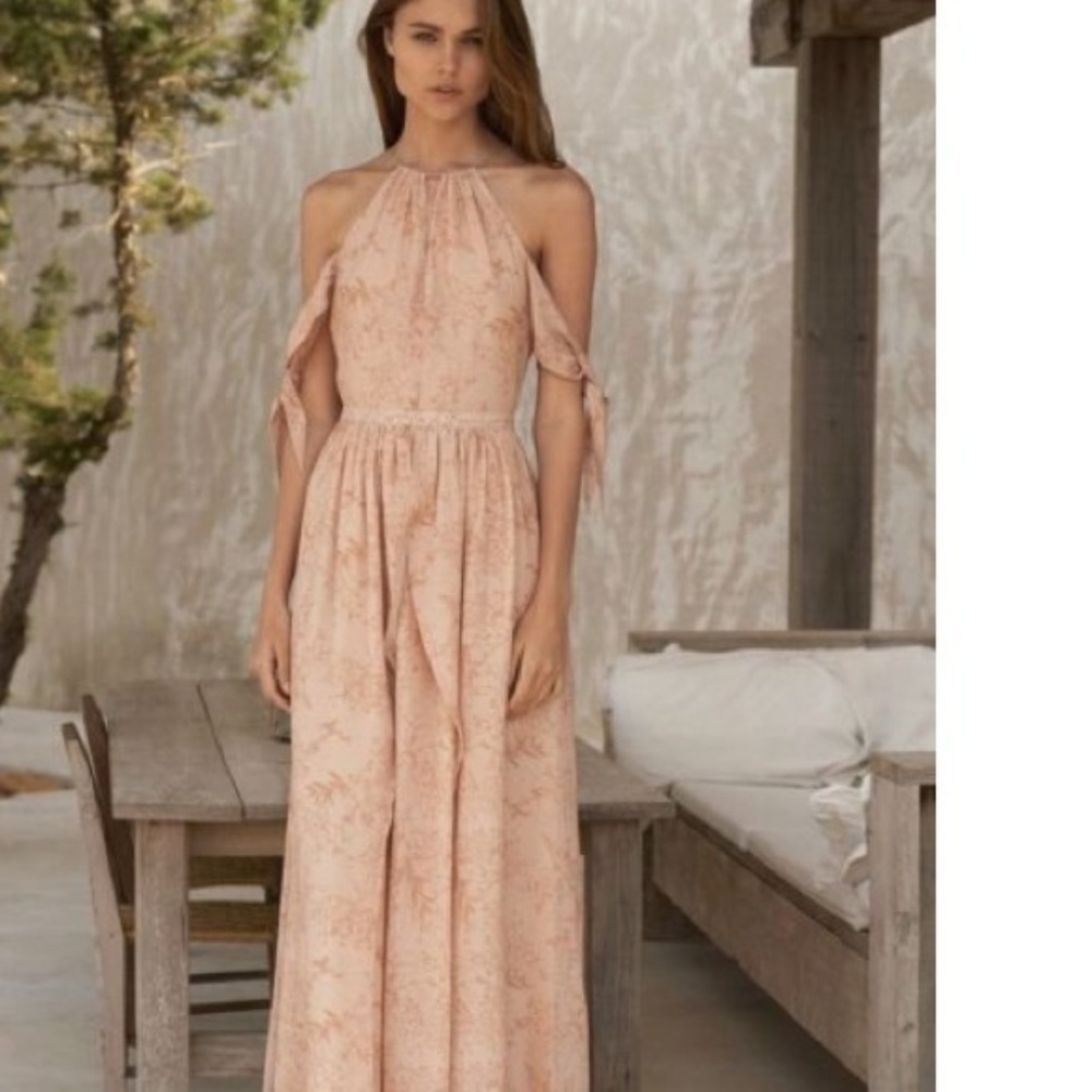 The Jetset Diaries “Sierra” Maxi Nude Floral NWT - Picture 1 of 6